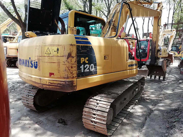 Χρησιμοποιηθέντες κομάτσου pc120 5 εξορυκτές / μεταχειρισμένος κινητήρας Ιαπωνίας PC 120 Komatsu Excavator