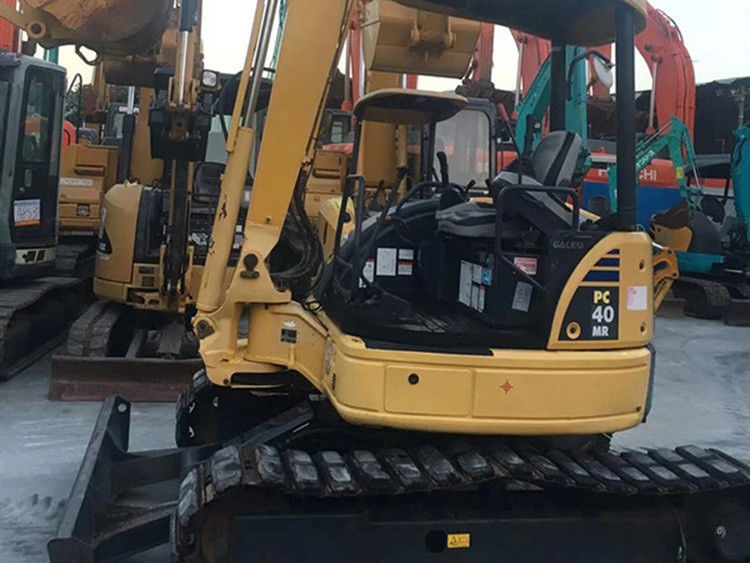 Καλό διατηρημένο μεταχειρισμένο mini komatsu pc40 εκσκαφέας ανοιχτή καμπίνα pc 40 4 τόνων μικρός εκσκαφέας για πώληση pc40mr