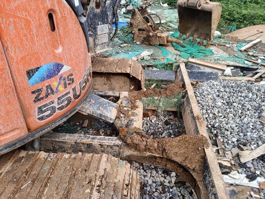 Χρησιμοποιούμενη εκσκαφέας Hitachi ZX55 Original Japan/ Χρησιμοποιούμενη εκσκαφέας Hitachi ZX55 ZX40 ZX60 προς πώληση σε καλή λειτουργική κατάσταση στο shang