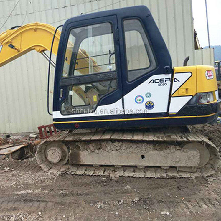 Χρησιμοποιούμενη υδραυλική ανασκαφή Kobelco60-3, μίνι μεταχειρισμένη υψηλής ποιότητας ανασκαφή KOBELCO60-3 φθηνή τιμή