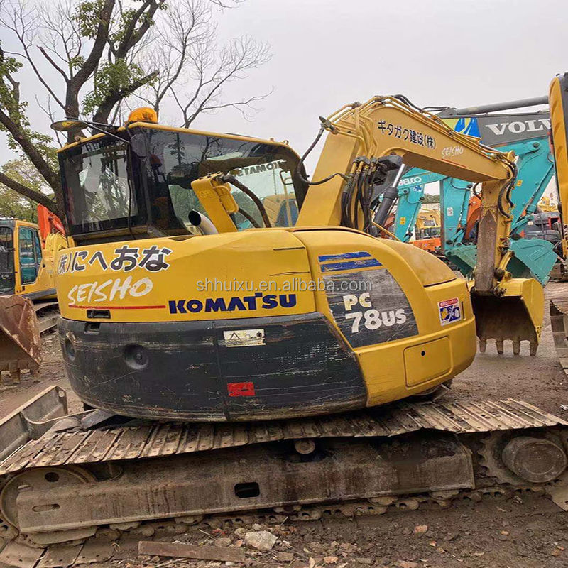 Χρησιμοποιούμενο Komatsu PC78 Εκσκαφέας / μεταχειρισμένο εκσκαφέα komatsu PC78 μίνι σκαρφαλώνα σκαρφαλώνα καλής ποιότητας Komatsu Εκσκαφέας