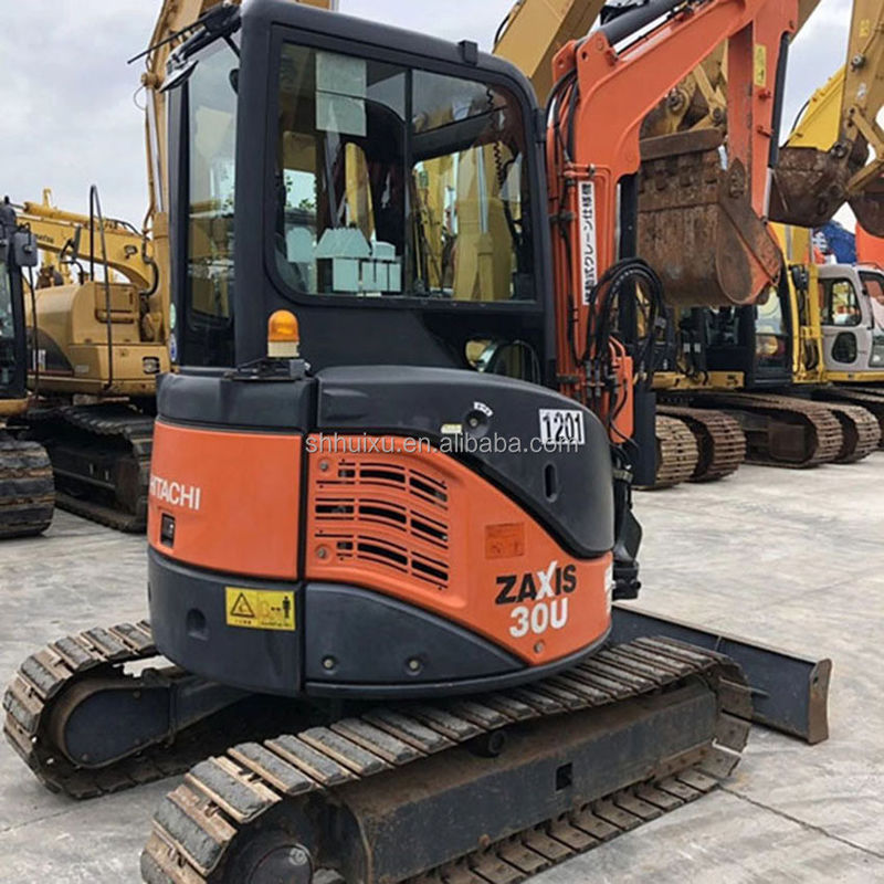 Η Hitachi σε αποθέματα Χρησιμοποιημένη μίνι σκάφτρα Ιαπωνική HITACHI 30 προς πώληση/Δεύτερο χέρι Μικρή σκάφτρα Crawler σε καλή κατάσταση HITACHI 30
