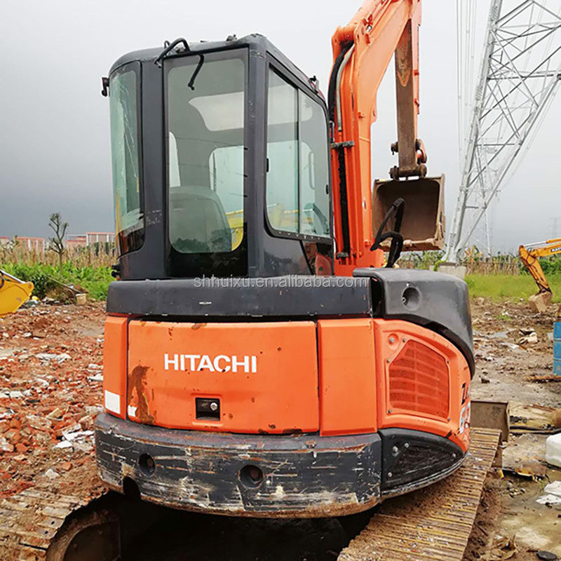 Η Hitachi σε αποθέματα Χρησιμοποιημένη μίνι σκάφτρα Ιαπωνική HITACHI 50 προς πώληση/Δεύτερο χέρι Μικρή σκάφτρα Crawler σε καλή κατάσταση HITACHI 50