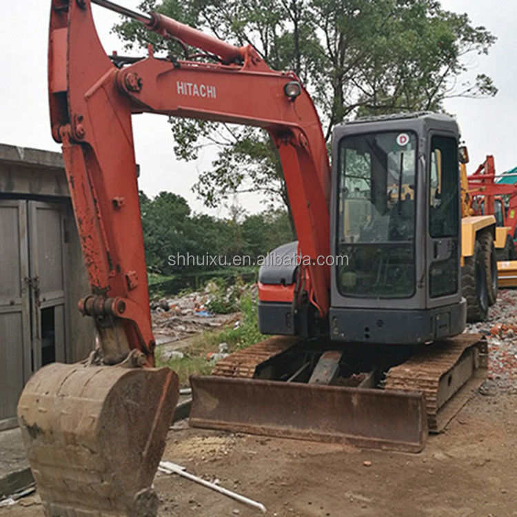 Η Hitachi σε απόθεμα Χρησιμοποιούμενη μίνι σκάφτρα Ιαπωνική HITACHI 55 προς πώληση/Δεύτερο χέρι Μικρή σκάφτρα Crawler σε καλή κατάσταση HITACHI 55