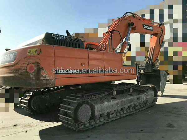 Καυτή πώληση Doosan Υψηλής ποιότητας μεταχειρισμένη υδραυλική σκάφτρα DOOSAN DX420 Κορέα προέλευση χρησιμοποιημένη σκάφτρα καλή τιμή