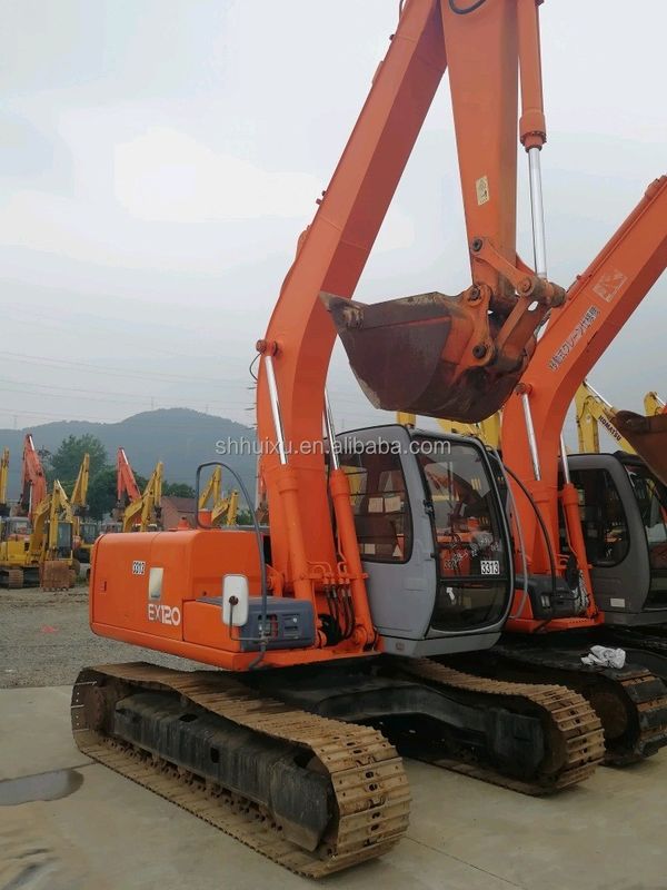 Χίτατσι ζεστή πώληση Χρησιμοποιούμενο Excavator HITACHI EX120-5 καλή κατάσταση Χρησιμοποιούμενη μηχανή σκάψης Γιαπωνέζικη προς πώληση