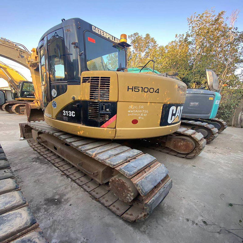 Δεύτερο χέρι καλής ποιότητας Excavator Crawler Χρησιμοποιούμενη Caterpillar cat313C / δευτερεύουσα Ιαπωνία κινητήρα cat 313C