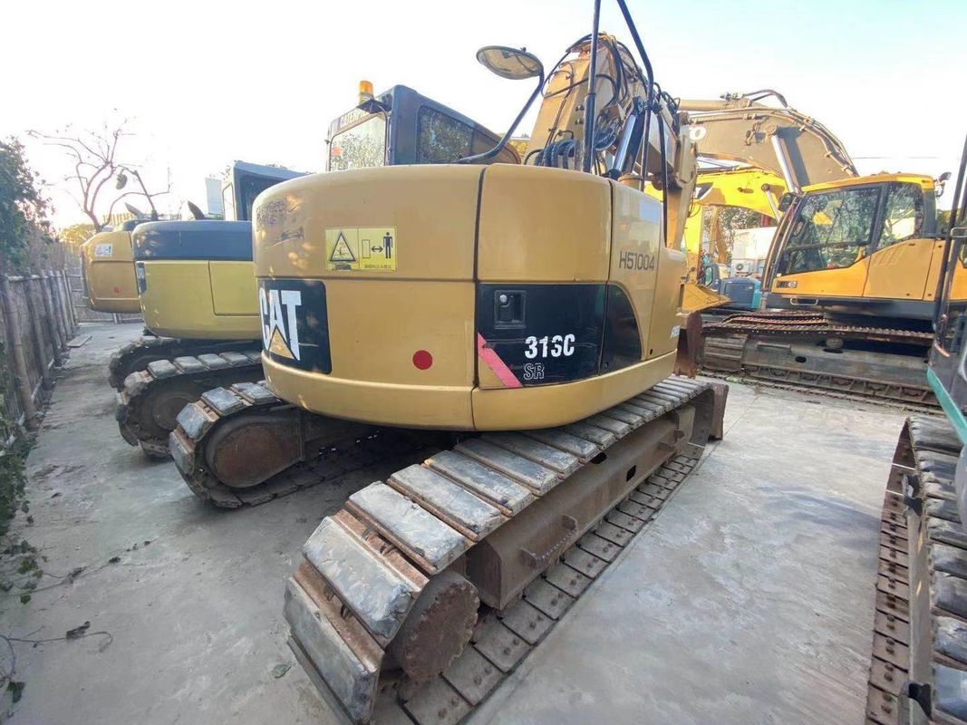 Δεύτερο χέρι καλής ποιότητας Excavator Crawler Χρησιμοποιούμενη Caterpillar cat313C / δευτερεύουσα Ιαπωνία κινητήρα cat 313C