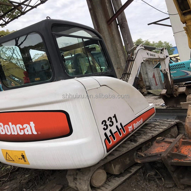 Δεύτερο χέρι καλής ποιότητας σκάφτης BOBCAT331 3.1T Χρησιμοποιούμενη σκάφτρα σκάφοντας για πώληση