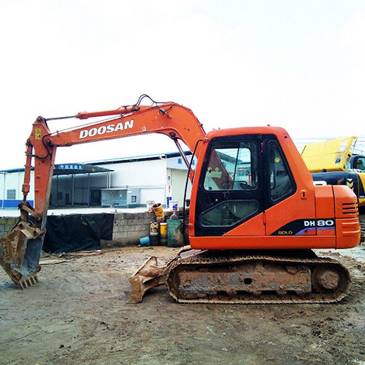 Χρησιμοποιούμενη εκσκαφέας 8 τόνων Doosan DX80 Χρησιμοποιούμενο μοντέλο 80 mini project duty DX80 προς πώληση