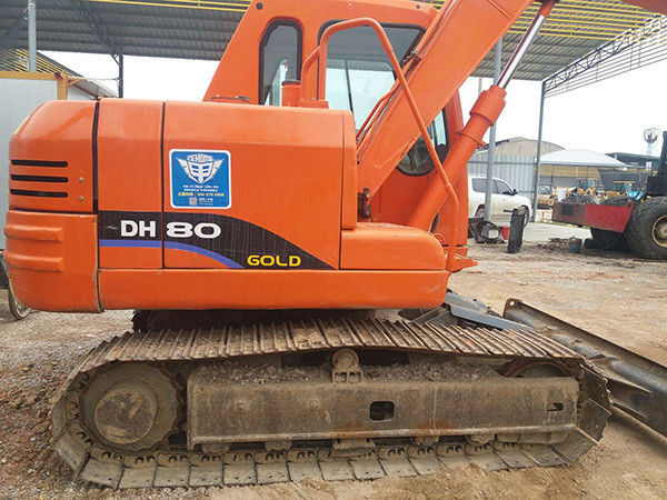 Χρησιμοποιούμενη εκσκαφέας 8 τόνων Doosan DX80 Χρησιμοποιούμενο μοντέλο 80 mini project duty DX80 προς πώληση