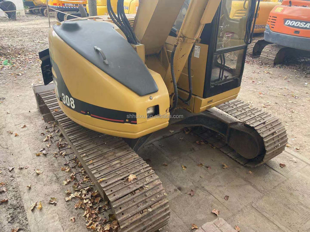 Χρησιμοποιημένη υδραυλική μίνι σκάφτρα CAT308 Δεύτερο χέρι καλής ποιότητας μικροσκοπική σκάφτρα CAT308 προς πώληση