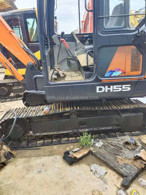 Doosan ζεστή πώληση Μίνι εξορυκτής χρησιμοποιείται doosan ex55 Δεύτερο χέρι υδραυλική αναρρίχηση εξορυκτής DOOSAN DH55 Κορέα προέλευση
