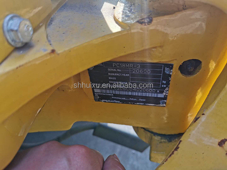 Μίνι μεταχειρισμένο κομάτσου pc18 εκσκαφέας pc18 1,8 τόνων εκσκαφέας pc18mr ντίζελ κινητήρας Ιαπωνία καλή απόδοση