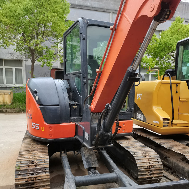 Χρησιμοποιούμενη μίνι εκσκαφέας Hitachi 55U προς πώληση μεταχειρισμένη μίνι εκσκαφέας Hitachi 55U