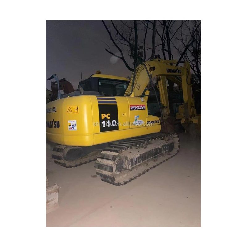 Χρησιμοποιούμενη μηχανή Komatsu PC110 μεταχειρισμένη ιαπωνική μηχανή σκάψης