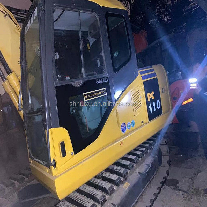 Χρησιμοποιούμενη μηχανή Komatsu PC110 μεταχειρισμένη ιαπωνική μηχανή σκάψης