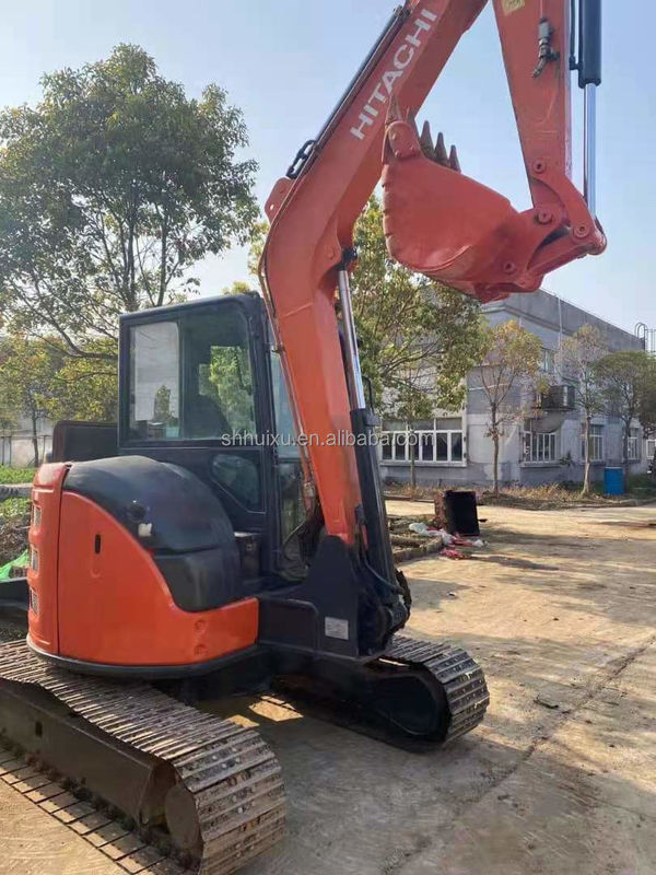 Η Hitachi σε απόθεμα φθηνή τιμή μεταχειρισμένη μίνι σκάφτρα Ιαπωνική HITACHI 55/Δεύτερο χέρι υδραυλική Crawler Excavator καλή κατάσταση HITACHI 55
