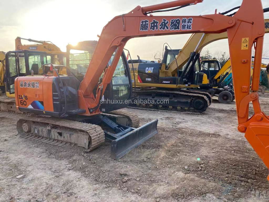 Η Hitachi σε αποθεματικό η Hitachi ex60 ιαπωνική μεταχειρισμένη εκσκαφέας πώληση/Δεύτερο χέρι υδραυλική εκσκαφέας Crawler σε καλή κατάσταση HITACHI 60