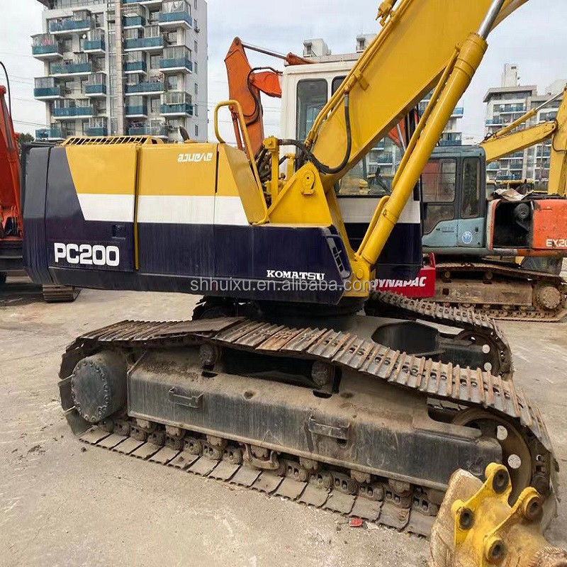 Κομάτσου Χρησιμοποιούμενος κομάτσου PC200-7 ανασκαφικός σκαρφαλώτης μεταχειρισμένη μηχανή ανασκαφής Ιαπωνίας προέλευση προς πώληση Κομάτσου Excavator