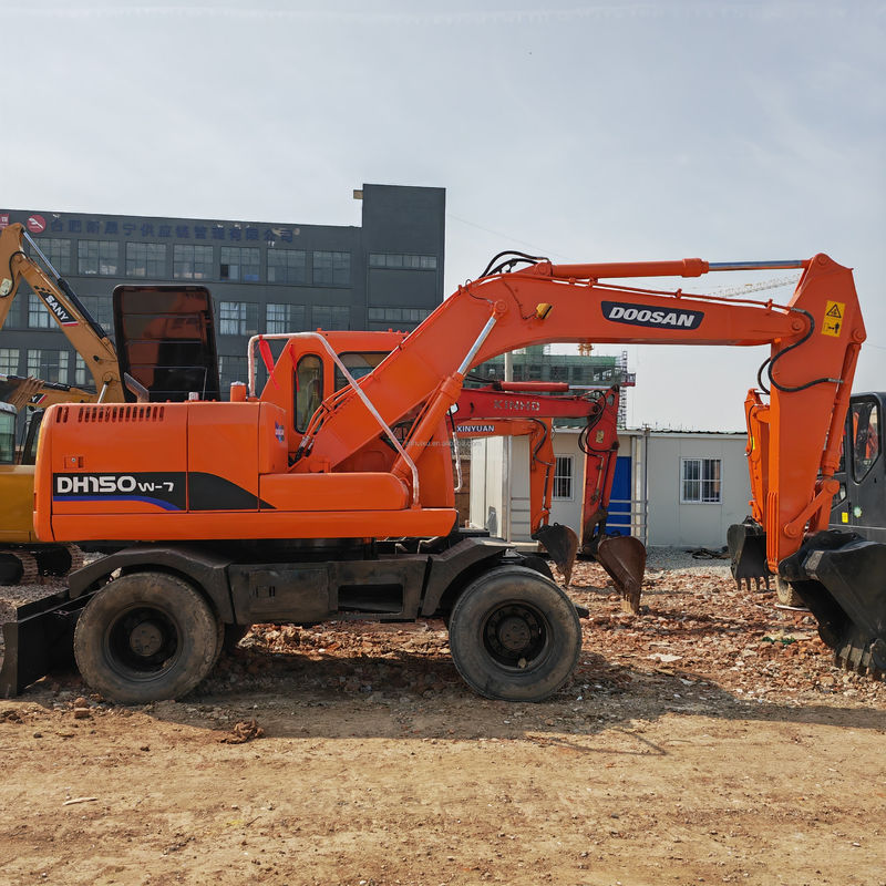 Doosan καυτή πώληση Νέα Καλή πώληση μεταχειρισμένων μηχανών εκσκαφής με ρόδες Doosan DH150, 90 νέες/χρησιμοποιημένες μηχανές εκσκαφής Doosan