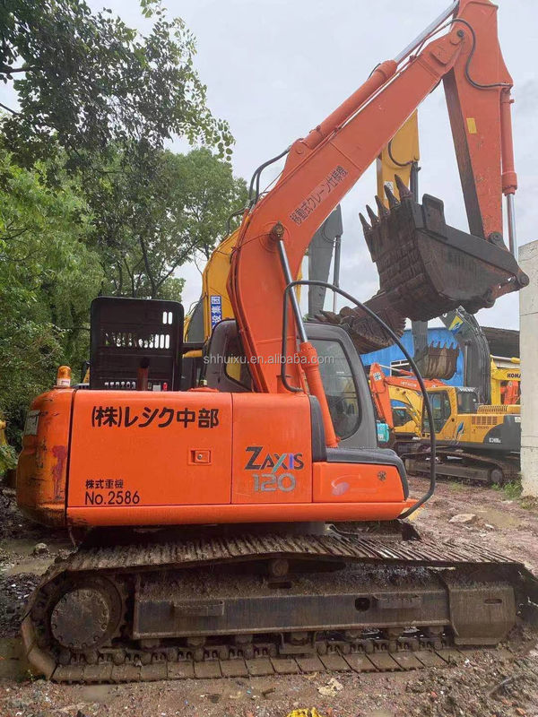 Χρησιμοποιούμενη σκάφτρα Ιαπωνική HITACHI 120 προς πώληση Χρησιμοποιούμενη υδραυλική σκάφτρα