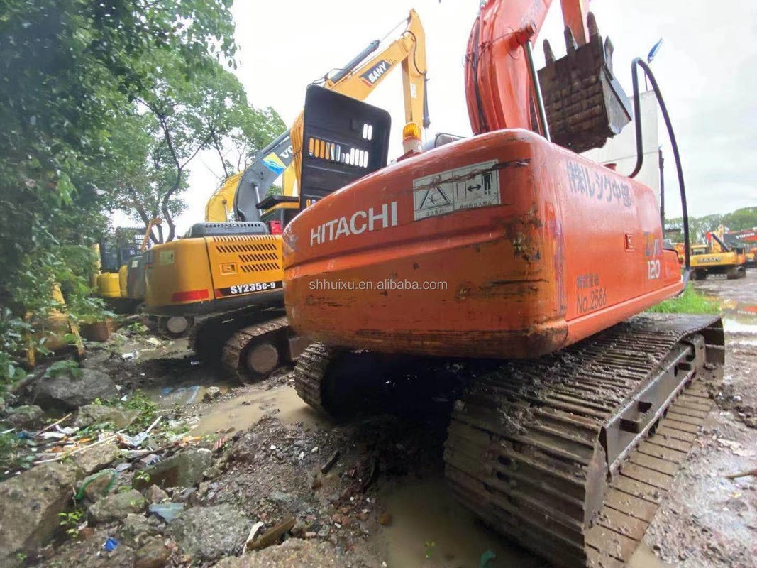 Χρησιμοποιούμενη σκάφτρα Ιαπωνική HITACHI 120 προς πώληση Χρησιμοποιούμενη υδραυλική σκάφτρα