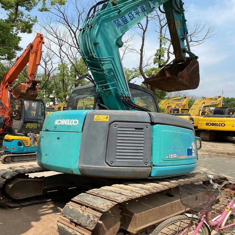 Χρησιμοποιούμενη Kobelco Εκσκαφέας SK70SR Kobelco Μίνι Εκσκαφέας Kobelco 7 Τόνων Εκσκαφέας προς πώληση