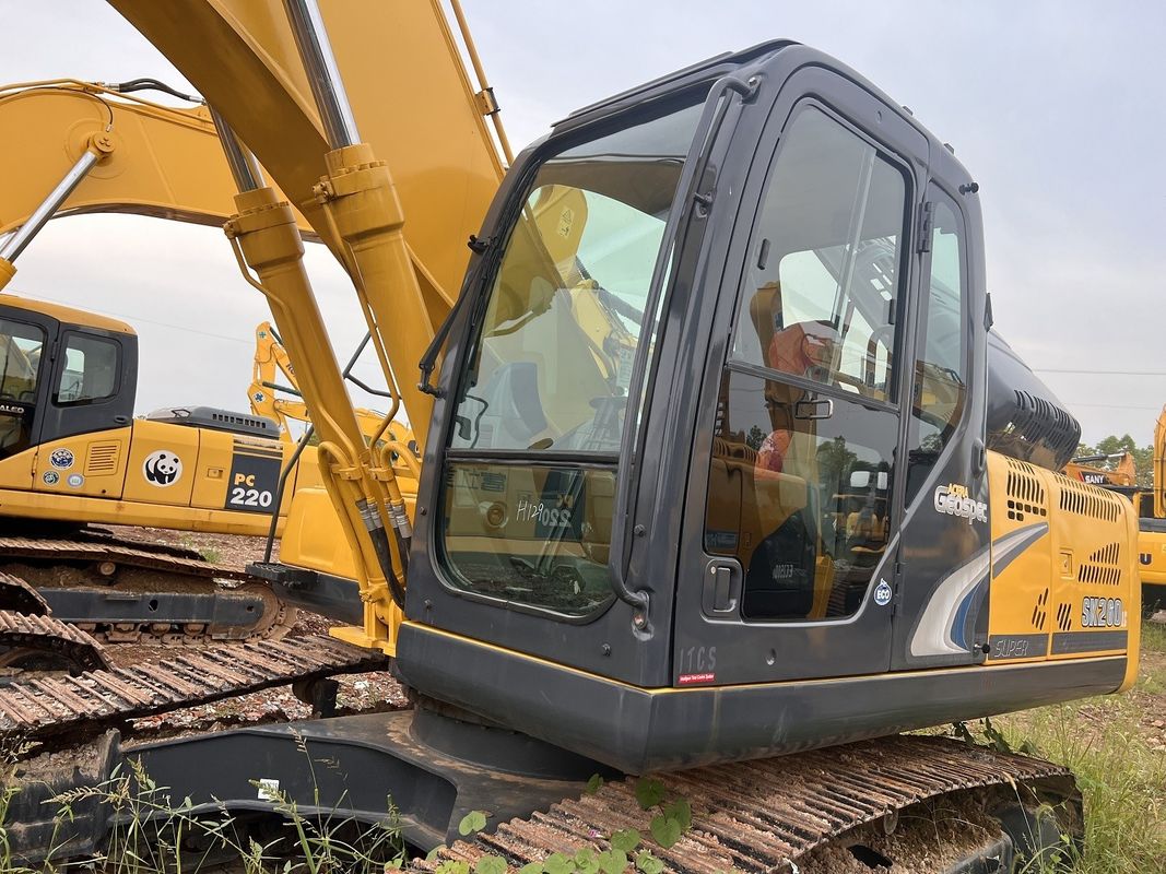 Χρησιμοποιούμενη εκσκαφέας Kobelco SK260 μεταχειρισμένη εκσκαφέας χρησιμοποιούμενο μηχάνημα 26 τόνων χειροκίνητη εκσκαφέας χρησιμοποιούμενη εκσκαφέας