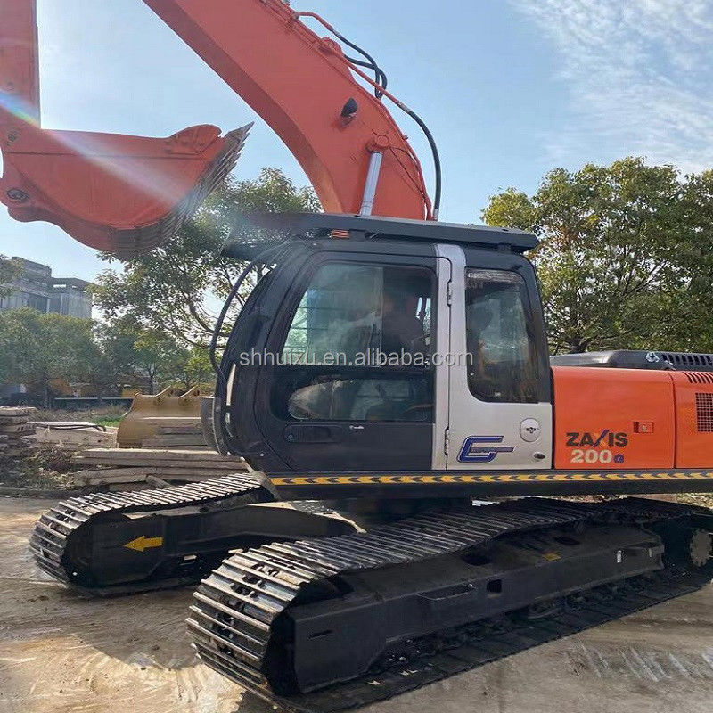Χρησιμοποιούμενη εκσκαφέας HITACHI ex200-3 Χρησιμοποιούμενη μηχανή σκάψης Ιαπωνική HITACHI 200 προς πώληση