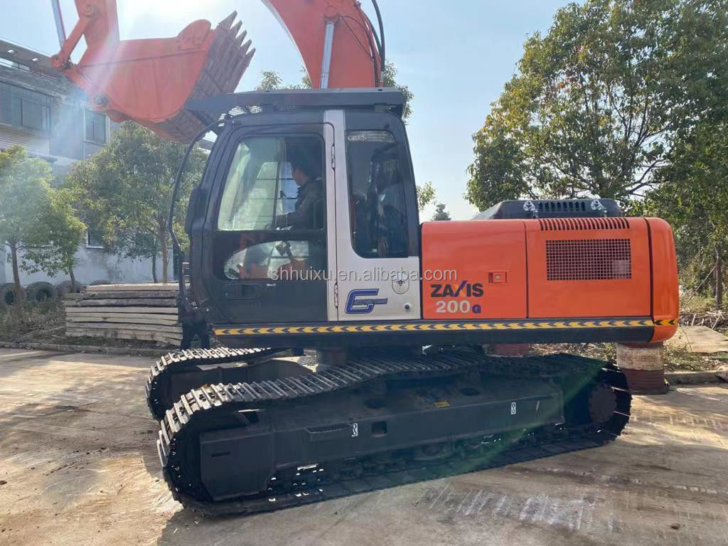 Χρησιμοποιούμενη εκσκαφέας HITACHI ex200-3 Χρησιμοποιούμενη μηχανή σκάψης Ιαπωνική HITACHI 200 προς πώληση
