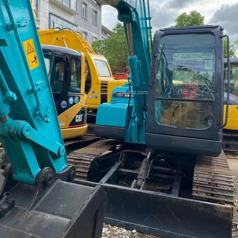 Μικρομίνι εξορυκτής Kobelco 75 μεταχειρισμένο μικρό εξορυκτικό χρησιμοποιημένα μηχανήματα 7,5 τόνων εξορυκτής ΗΠΑ Κίνα εξορυκτής κήπου