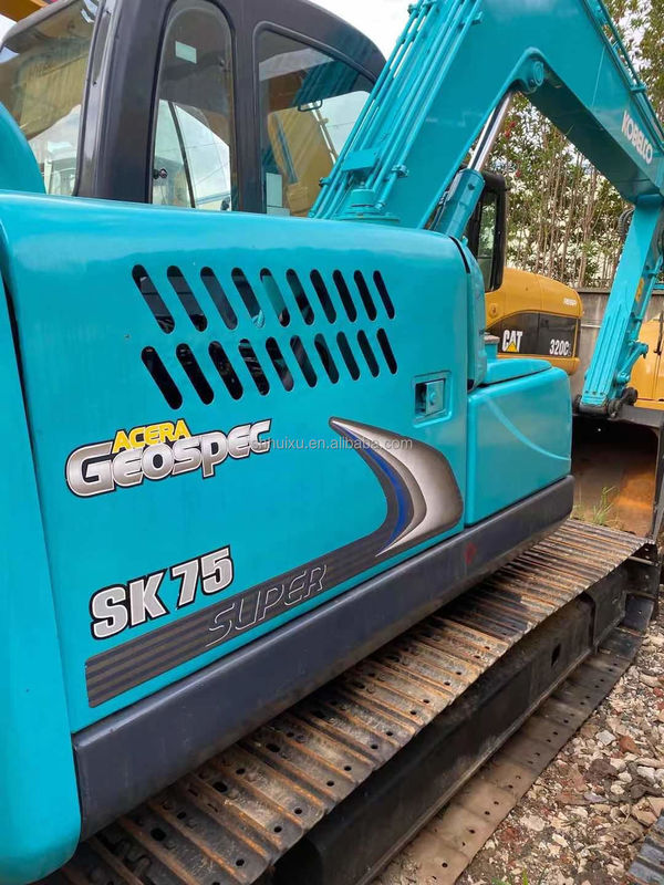 Μικρομίνι εξορυκτής Kobelco 75 μεταχειρισμένο μικρό εξορυκτικό χρησιμοποιημένα μηχανήματα 7,5 τόνων εξορυκτής ΗΠΑ Κίνα εξορυκτής κήπου