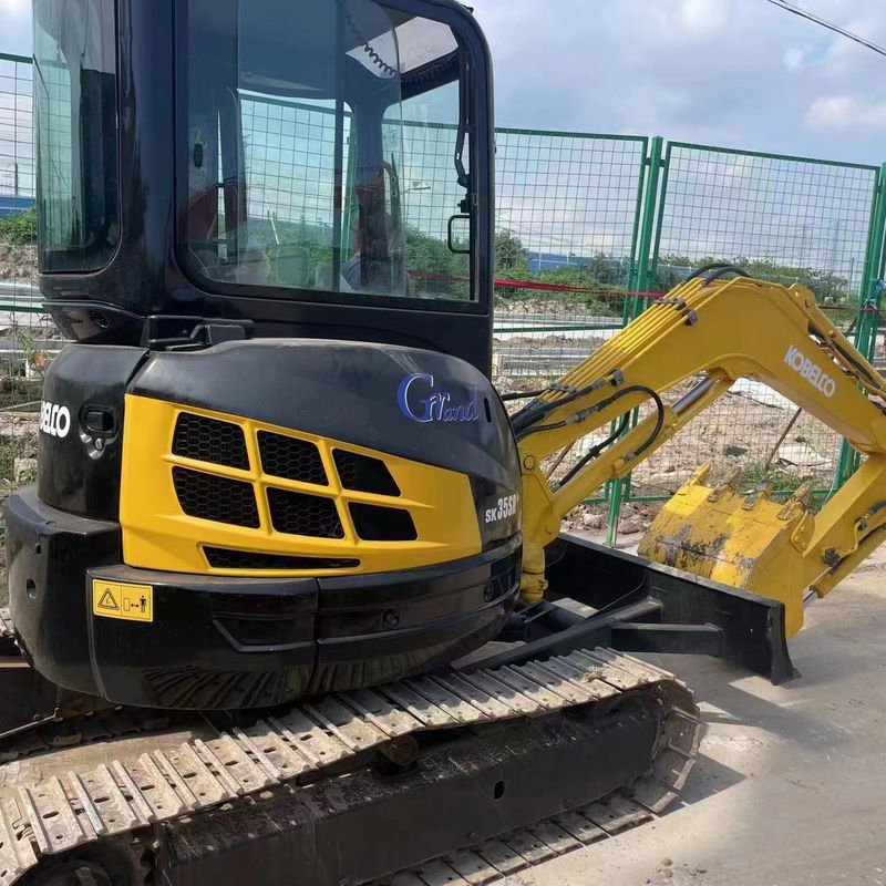 Χρησιμοποιημένη μίνι σκάφτρα τιμή Kobelco 35SR μεταχειρισμένη μίνι σκάφτρα χρησιμοποιημένα μηχανήματα 3,5 τόνων υδραυλική σάπια σκάφτρα