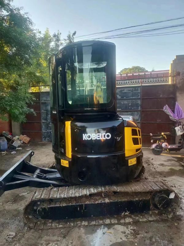 Χρησιμοποιημένη μίνι σκάφτρα τιμή Kobelco 35SR μεταχειρισμένη μίνι σκάφτρα χρησιμοποιημένα μηχανήματα 3,5 τόνων υδραυλική σάπια σκάφτρα
