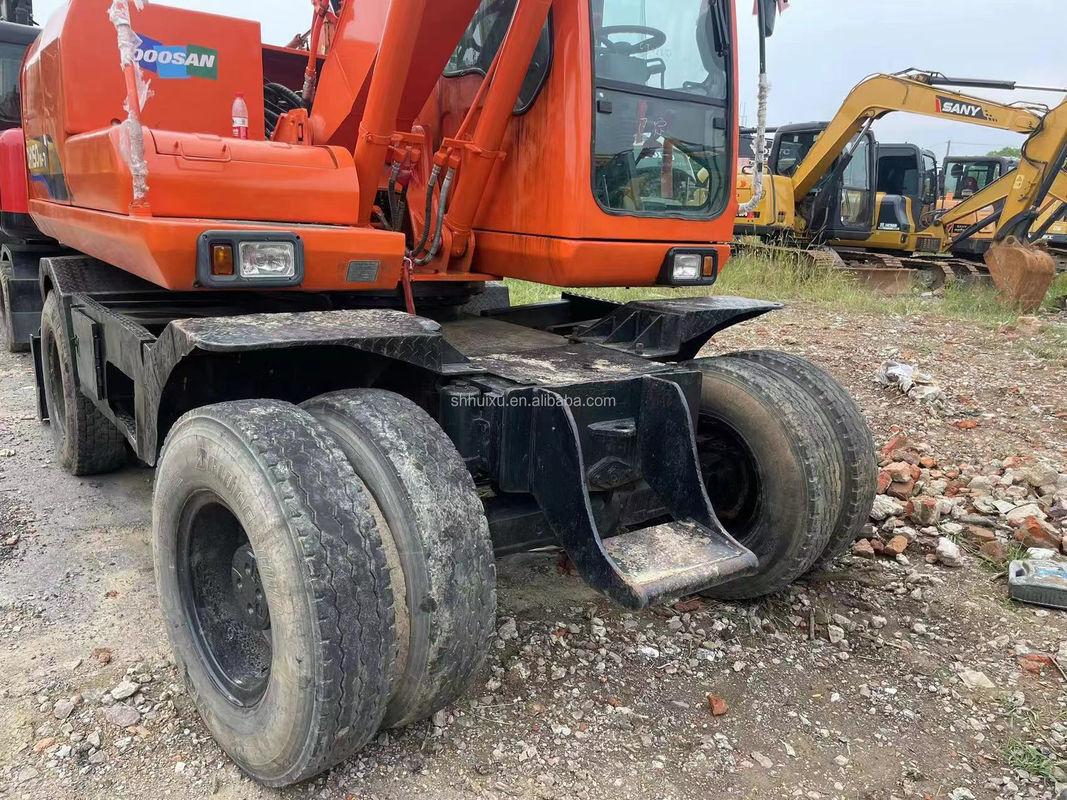 Κίνα τροχοφόρος εκσκαφέας Doosan 150 μεταχειρισμένο εκσκαφέας βαριά μηχανή μεγάλο εκσκαφέας