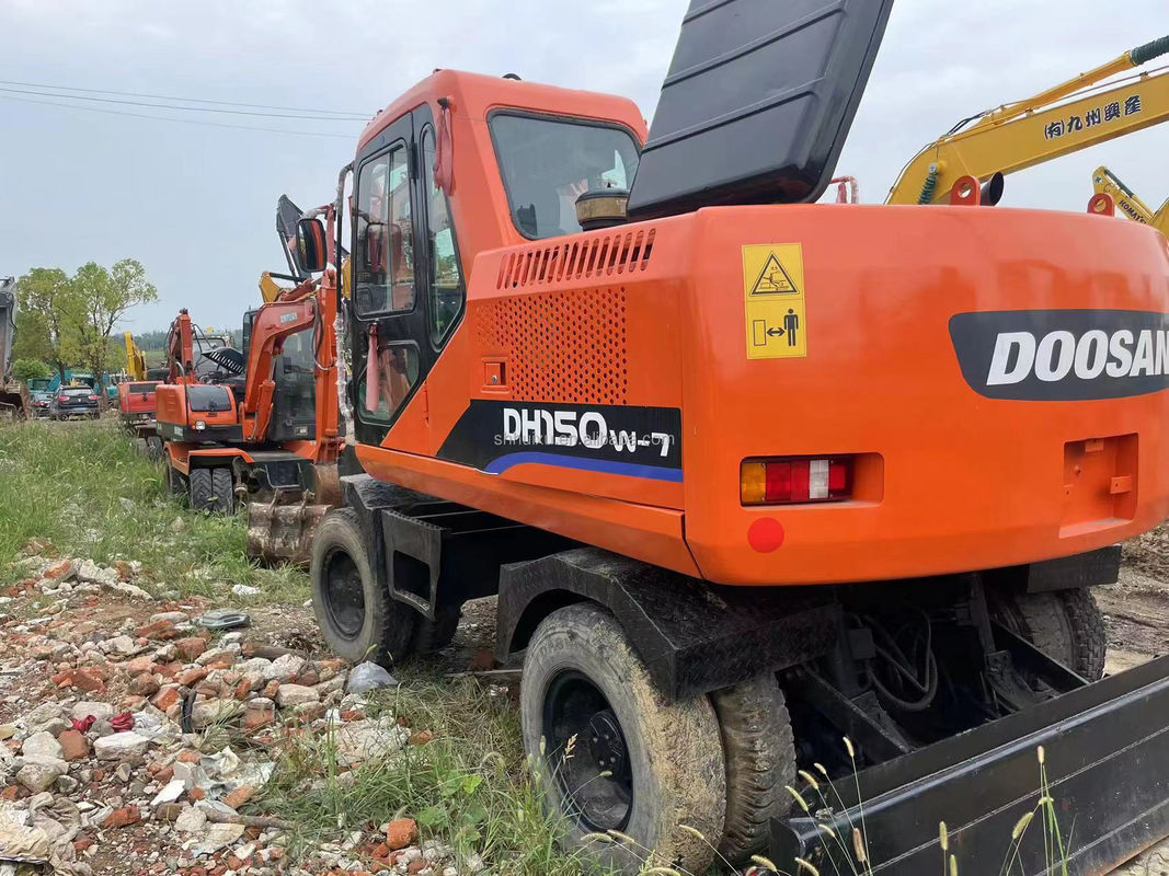 Κίνα τροχοφόρος εκσκαφέας Doosan 150 μεταχειρισμένο εκσκαφέας βαριά μηχανή μεγάλο εκσκαφέας