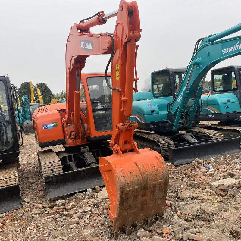 Καλή απόδοση εκσκαφέας Doosan DX75 μικρός εκσκαφέας χρησιμοποιημένα μηχανήματα 6 τόνων εκσκαφή πώληση για μίνι το εκσκαφέας καλύτερο