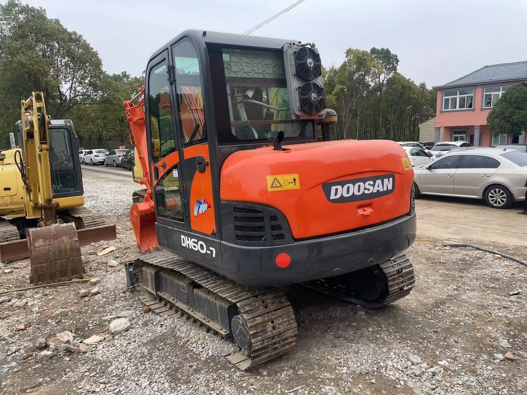 Εκσκαφέας Doosan DH60-7 μικρός σκάφτης χρησιμοποιημένα μηχανήματα εκσκαφέας μεταχειρισμένο υδραυλικό εκσκαφέας