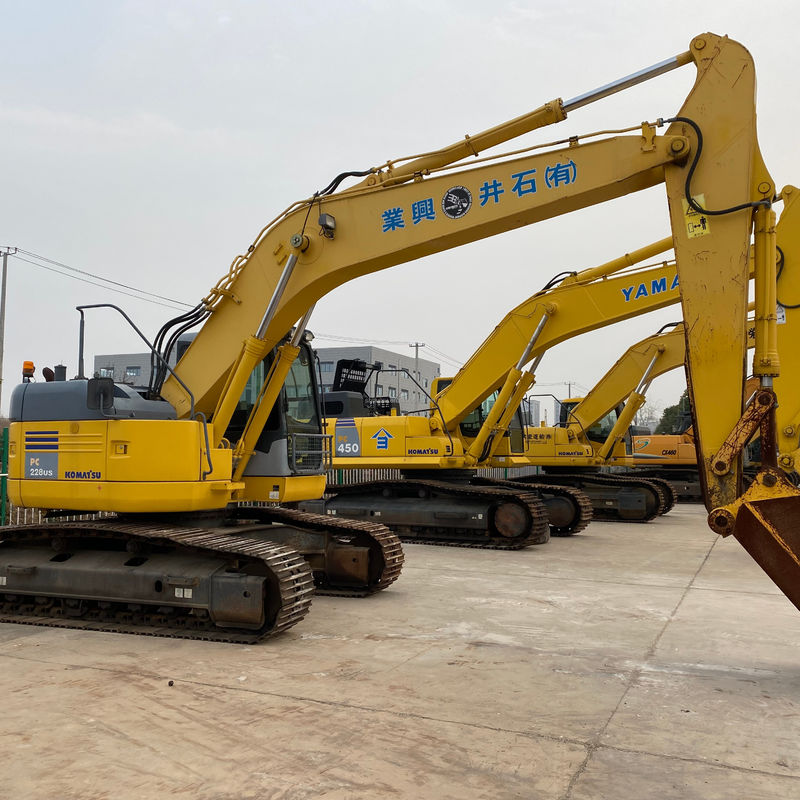 Κομάτσου Χρησιμοποιούμενη σκάφτρα KOMATSU PC228US Ιαπωνία προέλευση/Δεύτερο χέρι υδραυλική σκάφτρα κατσαρόλας καλής ποιότητας Κομάτσου σκάφτης