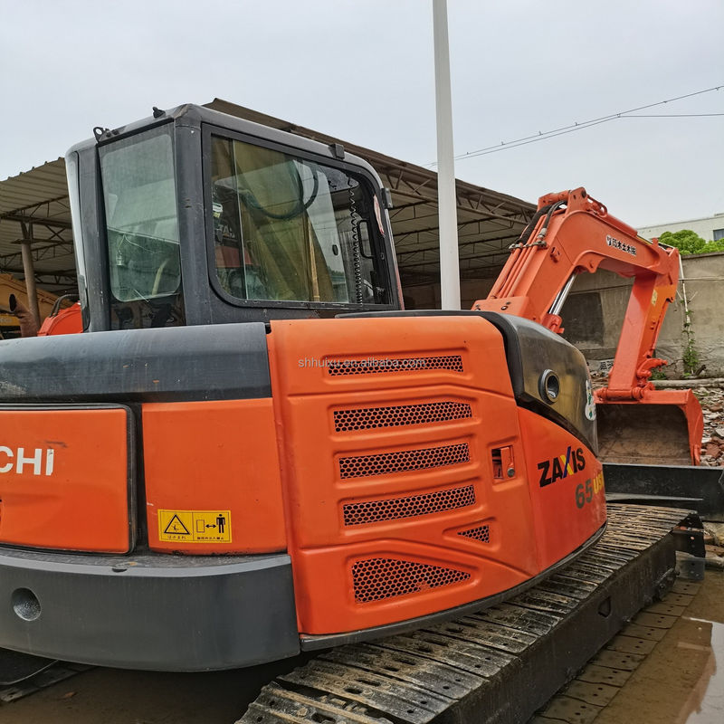 Η Hitachi σε απόθεμα Καλή ποιότητα Η Hitachi ZX65 Χρησιμοποιούμενος υδραυλικός εξορυκτής/Χρησιμοποιούμενος μίνι εξορυκτής Η Hitachi ZX65 Φθηνή τιμή