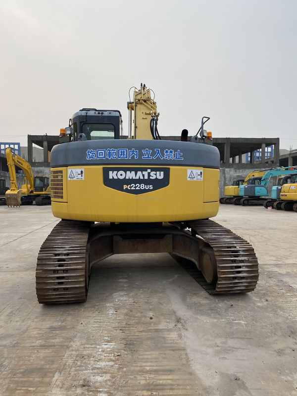 Κομάτσου Χρησιμοποιούμενη σκάφτρα KOMATSU PC228US Ιαπωνία προέλευση/Δεύτερο χέρι υδραυλική σκάφτρα κατσαρόλας καλής ποιότητας Κομάτσου σκάφτης