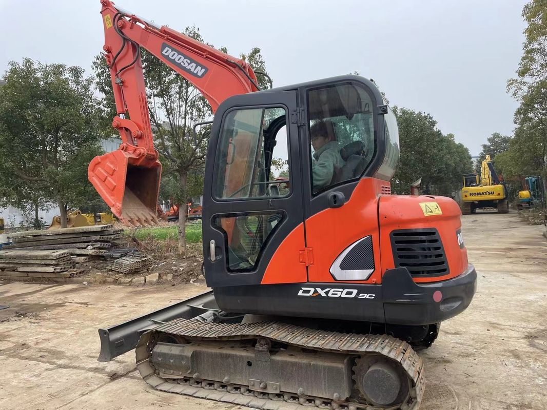 Μίνι εκσκαφή πώληση για Doosan DX60 εκσκαφέων μίνι μεταχειρισμένο μίνι εκσκαφέας