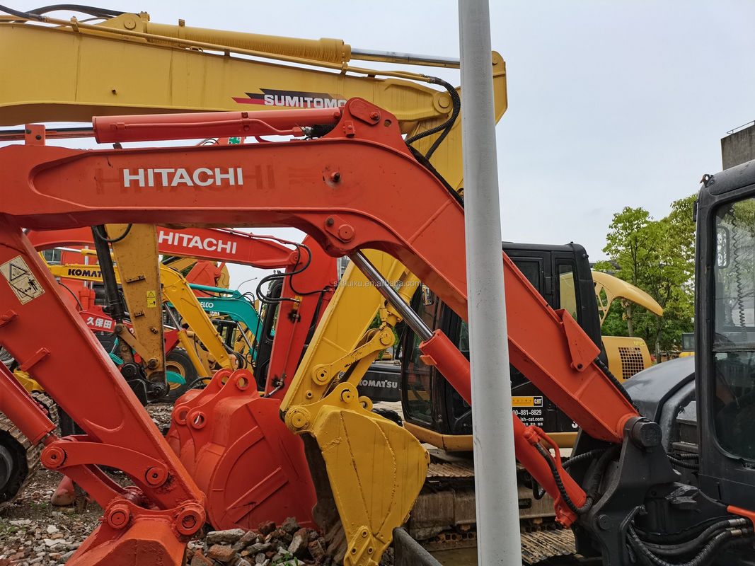 Η Hitachi σε απόθεμα Καλή ποιότητα Η Hitachi ZX65 Χρησιμοποιούμενος υδραυλικός εξορυκτής/Χρησιμοποιούμενος μίνι εξορυκτής Η Hitachi ZX65 Φθηνή τιμή