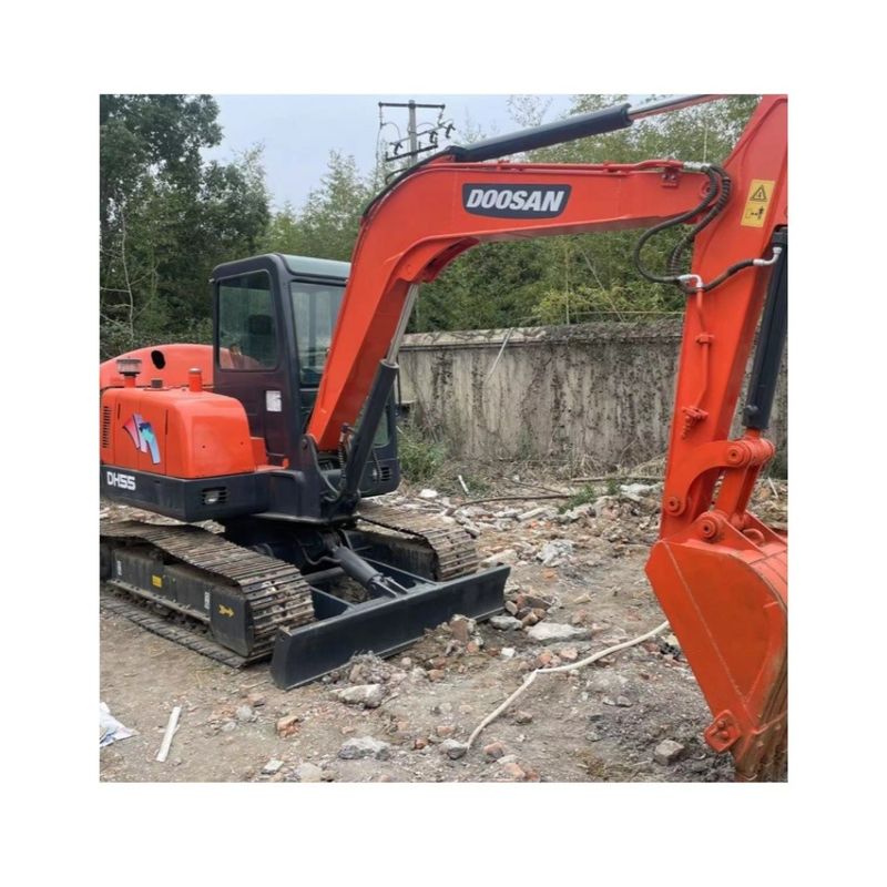 Δεύτερο χέρι Crawler Excavator υψηλής ποιότητας με χαμηλή τιμή χρησιμοποιείται Doosan55 για πώληση οδική κατασκευή μηχανή