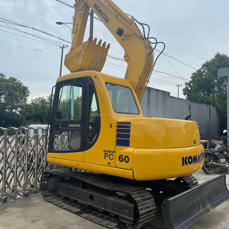 Εκσκαφέας κολυμβητή Komatsu PC60 6 τόνων χρησιμοποιημένη υδραυλική υψηλής ποιότητας/δεύτερου χειριστή μίνι εκσκαφέας Komatsu PC60 Ιαπωνία προέλευση φθηνή τιμή Komatsu Εκσκαφέας