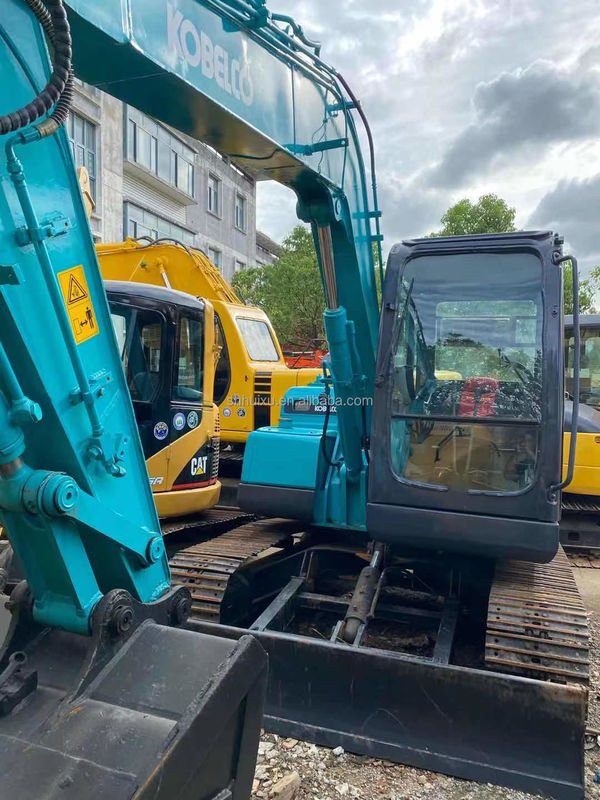 7.5 τόνος Ιαπωνία Χρησιμοποιούμενη Kobelco Excavator Δεύτερο χέρι Kobelco 75 Excavator