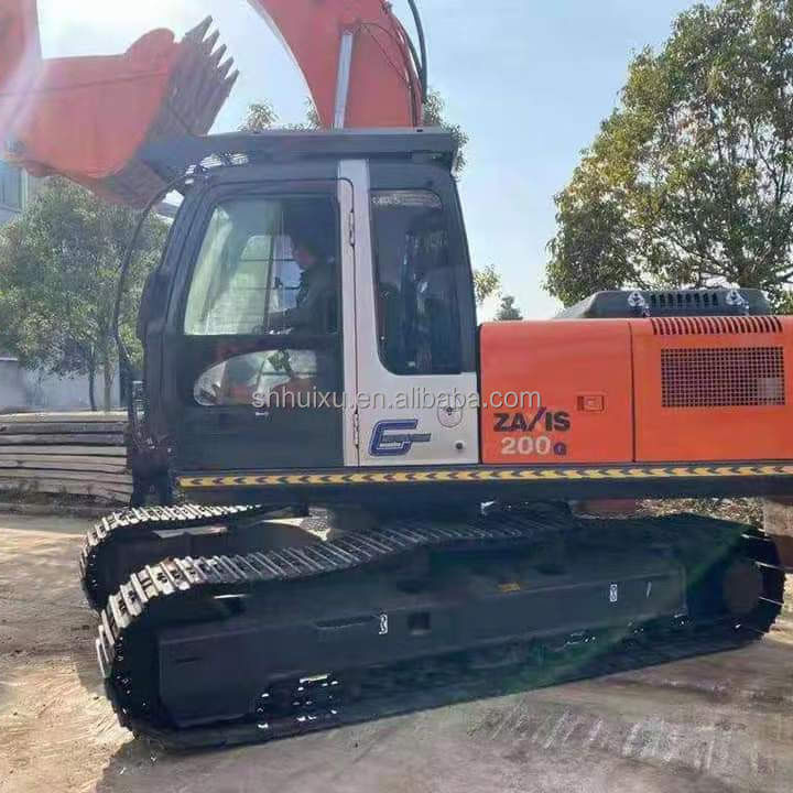 Η Hitachi σε αποθέματα Καλή κατάσταση Η Hitachi ZX200-5 μεταχειρισμένη Υδραυλική σκάφτρα/Χρησιμοποιημένη σκάφτρα Η Hitachi ZX200-5 Φθηνή τιμή