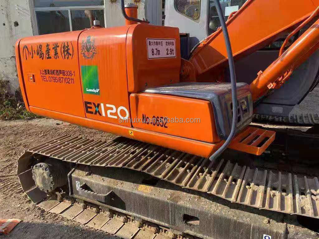 Η Hitachi σε απόθεμα Πιο πωλούμενη Η Hitachi EX120 μεταχειρισμένο υδραυλικό εξορυκτικό/χρησιμοποιημένο εξορυκτικό Η Hitachi EX120 φθηνή τιμή