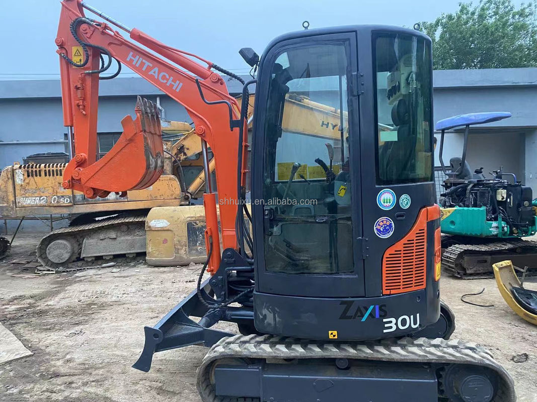 Καλή ποιότητα Hitachi ZX30U μεταχειρισμένη υδραυλική σκάψιμο / Χρησιμοποιούμενη μίνι σκάψιμο Hitachi ZX30U φθηνή τιμή